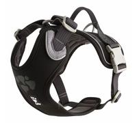 HURTTA Weekend Warrior Harnais Noir Pour Chiens Actifs, Réglable Et Robuste