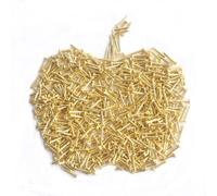 huruirui 1.5X20mm Petits Clous,500pcs Petits Clous Bois en Fer pour Photo Clous pour Photo Suspendus Meubles de Travail du Bois DIY Clous Bricolage Images Décoratifs Clous Or