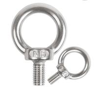 huruirui 10pcs Anneau de Levage M5 Boulon à Oeil Acier Inoxydable 304 A2-70 Anneau a Visser Piton à Oeil Filetage Mâle pour Fixation, Suspension Intérieur et Extérieur
