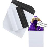 huruirui 50x70cm 10pcs Emballage Colis Vinted Grandes Enveloppe Plastique Expedition Sac de Courrier Pochette Envoie Colis Vinted Auto-Adhésive Inviolables et Imperméables Sacs d'expédition