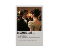 HURYEORHYH Becoming Jane Poster imprimé vintage sur toile pour salon, chambre à coucher, 40 x 60 cm, style sans cadre