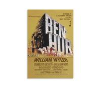 HURYEORHYH Ben-Hur Affiches murales vintage décoratives sur toile pour salon, chambre à coucher, 40 x 60 cm, style sans cadre