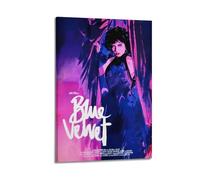 HURYEORHYH Blue Velvet Affiche Impression Mur Art Affiche Vintage Peinture Décorative Toile Esthétique Décoration pour Salon Chambre 50x75cm Style Cadre
