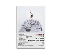 HURYEORHYH My 21st Century Blues by Raye Album Poster Impression d'art mural vintage Peinture esthétique sur toile pour salon, chambre à coucher, 50 x 75 cm, style sans cadre