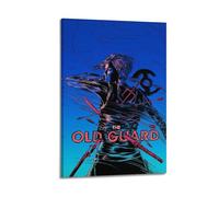 HURYEORHYH Poster de The Old Guard - Impression sur toile - Décoration murale vintage - Esthétique - Décoration pour salon, chambre à coucher - 50 x 75 cm - Style cadre
