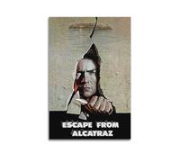 HURYEORHYH Poster « Escape From Alcatraz » - Impression sur toile vintage - Décoration esthétique pour salon, chambre à coucher, 50 x 75 cm - Style sans cadre