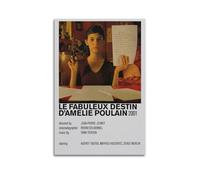 HURYEORHYH Poster imprimé Le Fabuleux Destin D'Amélie Poulain - Art mural vintage - Peinture décorative sur toile pour salon, chambre à coucher - 40 x 60 cm - Sans cadre