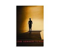 HURYEORHYH Poster imprimé Nowhere to Run 2048 - Décoration murale vintage - Impression sur toile pour salon, chambre à coucher - 50 x 75 cm - Style sans cadre