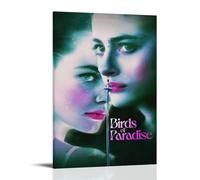 HURYEORHYH Poster imprimé oiseaux de paradis du film 2 - Art mural vintage - Peinture esthétique sur toile pour salon, chambre à coucher, chambre à coucher - 20 x 30 cm - Style cadre