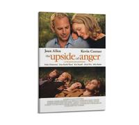 HURYEORHYH Poster imprimé The Upside of Anger - Art mural vintage - Peinture décorative sur toile pour salon, chambre à coucher, 50 x 75 cm - Style cadre