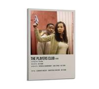 HURYEORHYH Poster The Players Club - Impression sur toile - Décoration murale vintage - Esthétique - Décoration pour salon, chambre à coucher - 60 x 90 cm - Style cadre