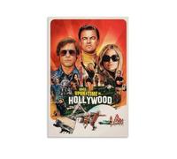 HURYEORHYH Poster vintage « Once Upon A Time in Hollywood Movie 1 » - Impression sur toile pour salon, chambre à coucher - 20 x 30 cm - Style sans cadre