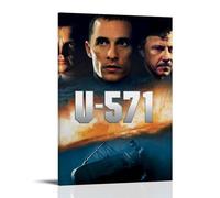 HURYEORHYH U-571 Affiches murales imprimées vintage sur toile pour salon, chambre à coucher, 40 x 60 cm, style cadre