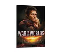 HURYWRTTH Affiches sur toile Guerre des Mondes - Esthétique - Art mural décoratif - Style vintage - Pour salon, chambre à coucher - 40 x 60 cm - Style cadre