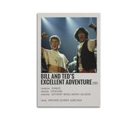HURYWRTTH Bill & Ted - Impression sur toile « Excellente aventure » - Décoration murale - Style vintage - Pour salon, chambre à coucher - 60 x 90 cm - Sans cadre