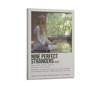 HURYWRTTH Nine Perfect Strangers Poster sur toile - Art mural décoratif - Impression sur toile vintage pour salon, chambre à coucher, 50 x 75 cm - Style cadre