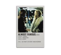 HURYWRTTH Poster sur toile Almost Famous- Impression sur toile vintage pour salon, chambre à coucher, 20 x 30 cm, style rétro
