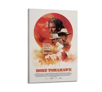HURYWRTTH Poster sur toile Bone Tomahawk - Décoration murale décorative - Style vintage - Pour salon, chambre à coucher - 30 x 45 cm - Avec cadre