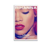 HURYWRTTH Rihanna LoudCanvas Poster mural décoratif sur toile vintage pour salon, chambre à coucher, 40 x 60 cm, sans cadre