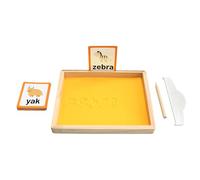 Husalsea Tablette Ecriture, Table De Sable d'apprentissage des Enfants, Tablette Dessin Enfant, Convient pour Apprendre des Tables De Sable pour Les Enfants De 3 à 6 Ans