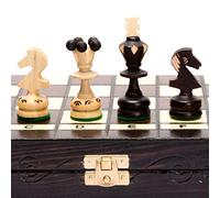 Husaria Jeu d'Echecs en Bois Européen International, "Regal" - Ensemble d'Echecs de Taille Moyenne de 35 Centimètres