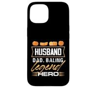 Husband Dad Baling Legend Hero Design for a fan of balling Coque pour iPhone 15
