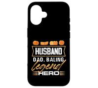 Husband Dad Baling Legend Hero Design for a fan of balling Coque pour iPhone 16