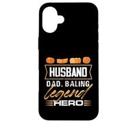 Husband Dad Baling Legend Hero Design for a fan of balling Coque pour iPhone 16 Plus