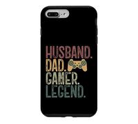 Husband Dad Gamer Legend Funny Gaming Dad Retro Coque pour iPhone 7 Plus/8 Plus