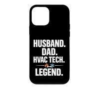 Husband Dad HVAC Tech Legend Funny HVAC Technician Coque pour iPhone 12 Mini