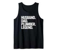 Husband Dad Plumber Legend - Funny Plumber Legend Débardeur