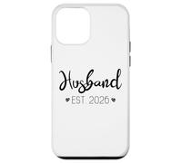 Husband Est. 2026 Assortiment d'une fête de Mariage pour Un Couple Juste marié Coque pour iPhone 12 Mini