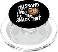 Husband Mari Part Time Hero Full Time Snack Thief PopSockets PopGrip pour MagSafe