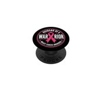 Husband of A Warrior Breast Cancer Awareness PopSockets PopGrip Adhésif
