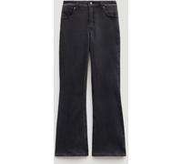 Hush Hush Black Eliana Cropped Mid Rise Bootcut Jeans