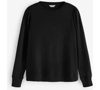 Hush Hush Black Emily Puff Sleeve Jersey Top