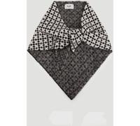 Hush Hush Black Nordic Triangle Scarf