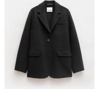 Hush Hush Black Pure Wool Double Faced Blazer