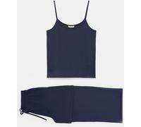 Hush Hush Blue Midnight Navy Nox Jersey Cami Set Pyjamas