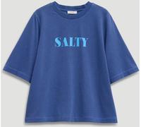 Hush Hush Blue Salty Graphic Washed Cotton T-Shirt
