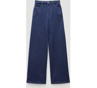 Hush Hush Blue stripe Nessa Wide Leg Jeans
