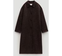 Hush Hush Brown Edie Pure Wool Double Faced Coat