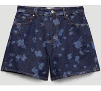 Hush Hush Brown Floral Print Essential Denim Shorts Brown EU 46 (UK 18)