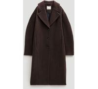 Hush Hush Brown Italian Wool Cocoon Coat