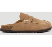 Hush Hush Brown Rune Suede Padded Mules Brown EU 41 (UK 8)
