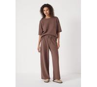 Hush Hush Brown Supersoft Lux Wide Leg Trousers