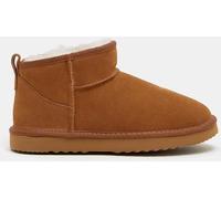 Hush Hush Brown Ultra Mini Sheepskin Boots