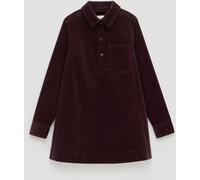 Hush Hush Burgundy Purple Cotton Cord Mini Dress Burgundy Purple XS