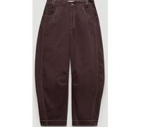 Hush Hush Dark Merlot Red Bryce Barrel Leg Seam Detail Trousers