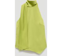 Hush Hush Green Halter Neck Satin Top